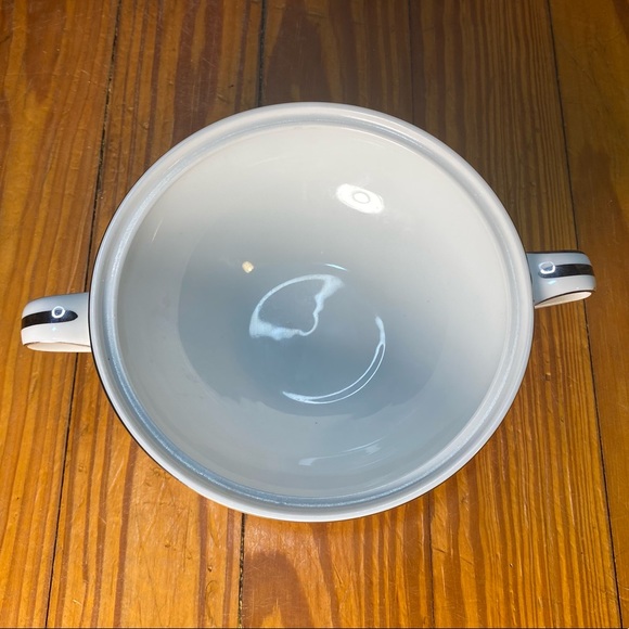 Noritake China Japan 5764 Lorene Sugar Bowl w/ Lid Silver/Blue - Picture 11 of 12